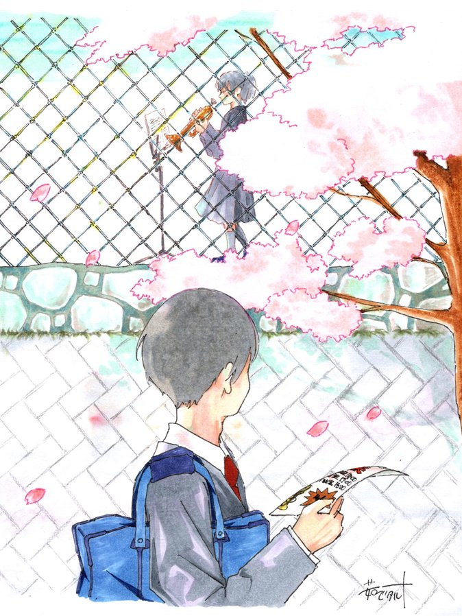 個人制作イラスト「きっかけ」