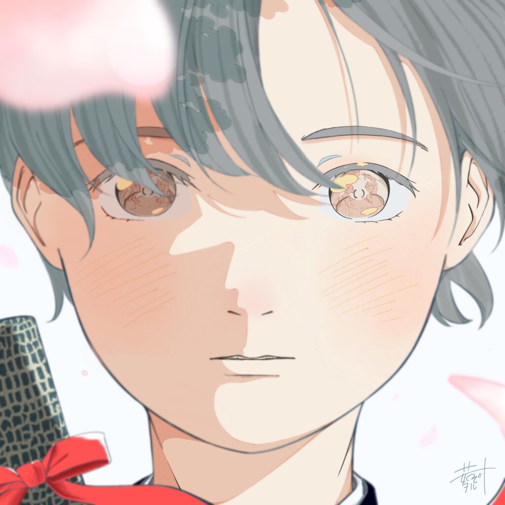 個人制作イラスト「移ろい」