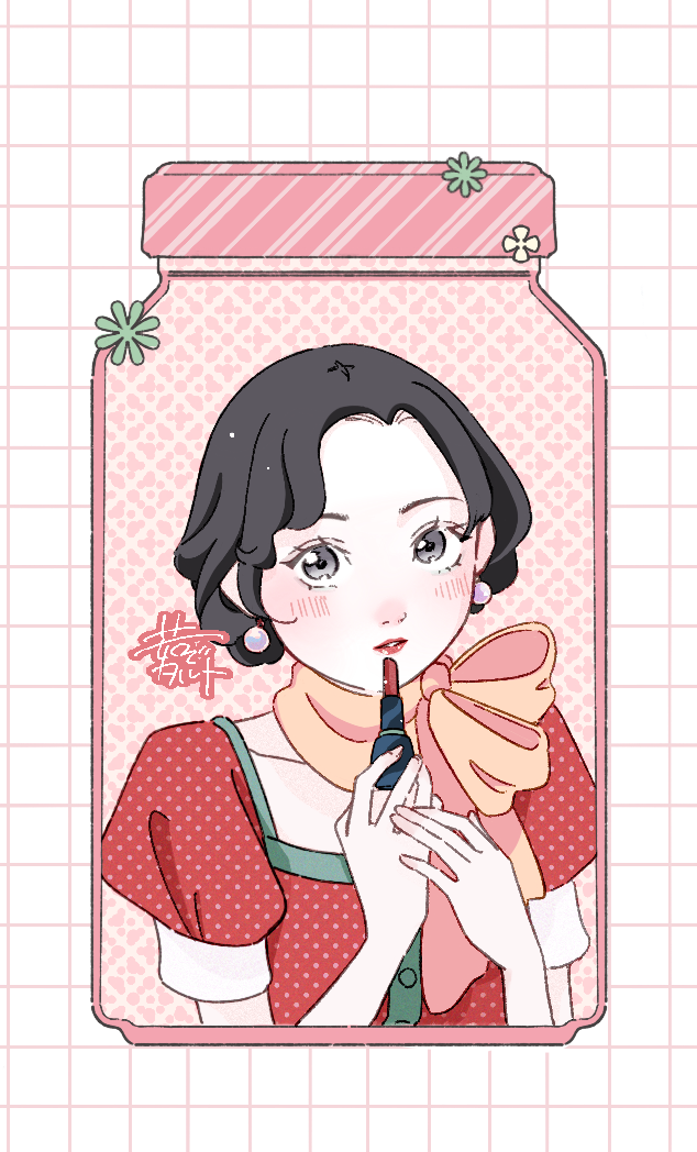 個人制作イラスト「秘めたる果実」